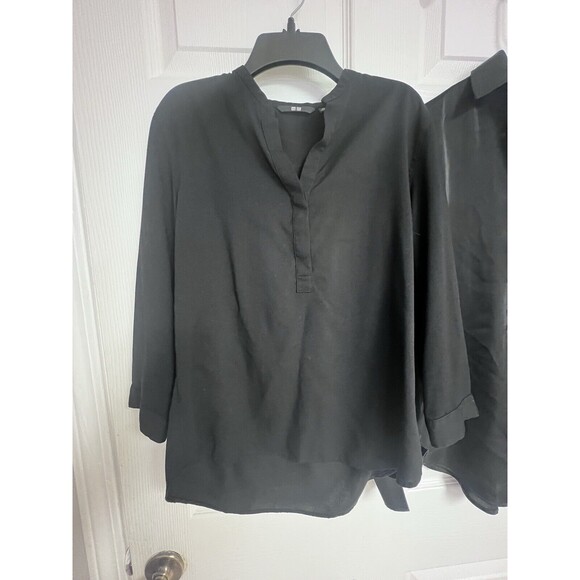 Lot of 4 American Eagle Gap H&M Uniqlo Dress Blouse Sweaters Tops Shirts XS - Picture 9 of 15